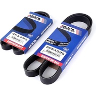 MOCA 6PK1095 4PK775 EPDM Serpentine Belts Fit 1995-2001 for Nissan Maxima 3.0L 2988CC 182Cu. in. V6 