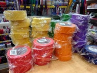 日光牌彩色皺紋膠紙 黃橙紅綠紫色 24mm 48mm