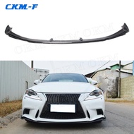 Carbon Fiber Front Bumper Lip Chin Spoiler for Lexus IS250 IS350 IS F Sport Sedan 4 Door 2014-2016