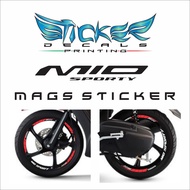 Mio Sporty Mags Sticker