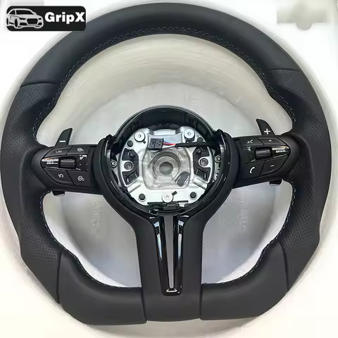 Leather Steering Wheel Grip design For BMW F30 F20 F22 F23 F33 F34 F48 X5 F15 X1 X3 F25 M3 F80 E90 E