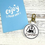 M75-刺繡球隊姓名吊牌 跆拳道 背包掛牌