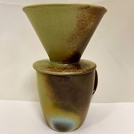 【大立窯】Colorful 柴燒系列 咖啡濾杯+馬克杯組-A款 (不可拆售)