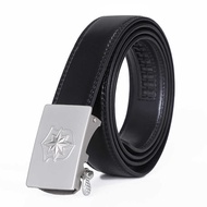 3.0CM Automatic Buckle Security Inner Belt Black Security Pants Belt Casual Business On-site Patrol 
