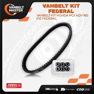 Federal Vanbelt V Belt Fanbelt Kit Set PCX ADV 160 CBS ABS K1Z FP-231PA-K1Z-2700