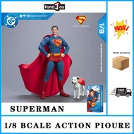 2025 Original Fondjoy David Corenswet Superman Action Figure 1/9 New Superman Figure PVC Joint Movab