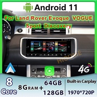 Android 11 8 128G Car dvd radio multimedia Player GPS For Land Rover Range Rover Evoque LRX L538 Vog