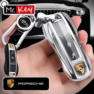 【Mr.Key】Tpu Car Key Case for Porsche Cayenne 958 911 996 Macan Panamera 997 944 924 Gt3 Cayman 987 k
