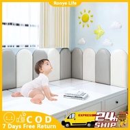 3D Baby Crash Cushion Children's Room Tatami Headboard Anti-Collision Soft Package Wall Decoration Wall Sticker Soft Package Self-Adhesive Headboard Background Wall Waterproof Stickers Diy Home Decor Wallpaper Kindergarten Anti-Collision Wall Stickers