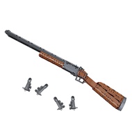 1:1 Double Barrelled Building Bricks Gun Collection Toy - 1015+ PCS Model Gun Building Block Sniper 