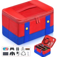 Mario Large Carrying Protective Case for Nintendo Switch OLED Console Pro Controller Travel Storage Bag For NS Accessories