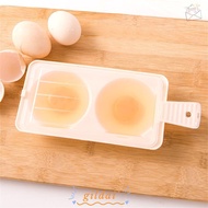 GILDAI Eggs Chicken Microwave 2 Eggs Baking Cooking DIY Microwave Eggs Draining Egg Boiler