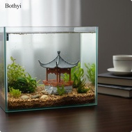 Bothyi Miniature Pavilion Displa Traditional Chinese Gazebo Mini House Model for Miniature Landscape