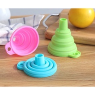 Silicone Foldable Funnel Portable Funnel for Foldable Fuel Funnel Beer / Oil Funnel Kitchen Tools NE