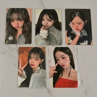 Photocard Official Wonyoung Yujin IVE Kpop Photocard