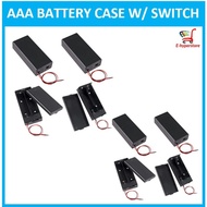 AAA Battery Holder Case with Wire Leads Slot AAA Battery Box for DIY Electronics Arduino Projects Re