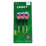 Needle Darts Suction Card Packaging 3 Pieces Ready Stock Stainless Steel Darts Anti-Drop Copper-Plat