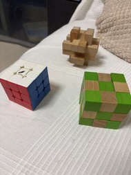 扭計骰 魯班鎖 木製玩具