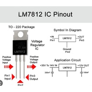IC Regulator 7812 L7812 L7812CV Positive Voltage 12V