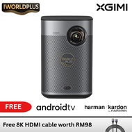 XGIMI Halo+ Smart Portable Projector | 900 ANSI Lumens | Android TV | Harman Kardon Audio | Auto Foc