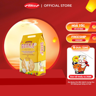 Bánh Gooka Cracker Nougat Filling vị Dừa Sầu Riêng Bibica Túi QX 260g