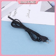 JIAUTING 1Pc EU Power Cord EU AC Power Cable Figure 8 C7 To Euro Eu 2Pin AC Plug Power Cable Cord Fo