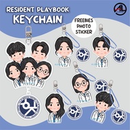GANTUNGAN KEYCHAIN RESIDENT PLAYBOOK KDRAMA KEYCHAIN YULJE GO YOUN JUNG KOREA FANMADE