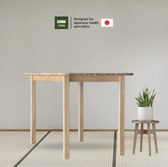 Kawa โต๊ะไม้ยางพารา รุ่น RUBBERWOOD DINING TABLE ขนาด 100*60*74 cm