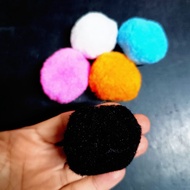 (sold per piece) 5cm Big Size Pompom for DIY kids crafting