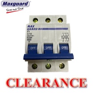 MAXGUARD F1 C10/F1 C16/F1 C32/F1 C50 MINIATURE CIRCUIT BREAKER 10A/16A/32A/50A 3P 240/415V IEC60898