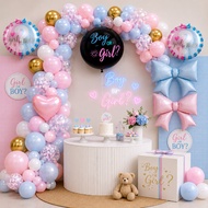 Gender Reveal Boy or Girls Balloon Blue Pink Confetti Boy or Girl Baby Gender Reveal Party