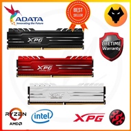 ADATA XPG GAMMIX D10 8GB / 16GB KIT 3000MHz / 3200MHz / 3600MHz Gaming Perormance Ram 8GB 16GB  BLAC
