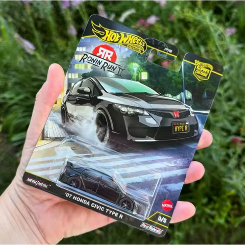 New Mattel Hot Wheels Ronin Run 2 Car Culture Meteor Iron Bottom Rubber Tire 1/64 Car Models Scale A