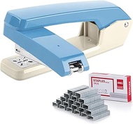 Deli/EZWORK Swing-Arm Swivel Stapler, 25 Sheets Capacity, 360 Degree Rotate Desk Staplers with 1000 