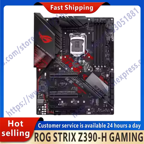 Used ROG STRIX Z390-H GAMING original desktop computer Z390 Z390M DDR4 motherboard LGA 1151 i7/i5/i3