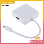 SF  3in1 Mini Display Port DP to DVI VGA HDMI-compatible Adapter Cable for MacBook Thunderbolt