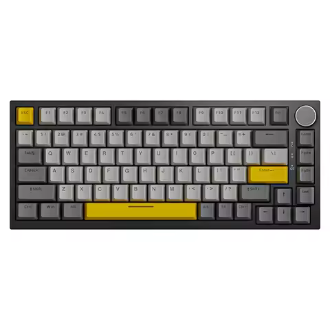 AJAZZ AK820/AK820Pro Mechanical Keyboard TFT Screen Multifunctional Knob Gaming Keyboard Wired/2.4GH
