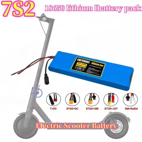 24V 7S2P 8Ah 18650 Li-ion Battery for 7S2P Scooter | 29.4V 8A Fast-Discharge Durable Power Supply.