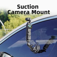 YJFAction Camera Car Mount Suction Cup Gimbal Camera Car Holder Compatible For OSMO Pocket 3 Camera AccessoryJGF
