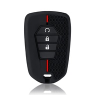 New 3 Buttons Silicone Car Key Cover Remote Control Fobs for ISUZU Dmax D-max Mux 2021 2022+ D-max M