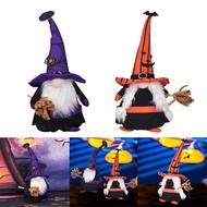 【】Set of 2 Handcrafted Gnome Figurines - Adorable Halloween Decorations