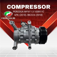 COMPRESSOR NEW PERODUA MYVI 2018 M800 1.3 6PK / BEZZA 2018 B300 XENCP