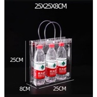 -RR M01C- TRANSPARENT BAG 25*25*8 CM - TRANSPARENT SHOPPING BAG - TRANSPARENT HAMPERS BAG