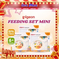 PIGEON Feeding Set Mini | Baby Eating Utensils Baby Eating Utensils