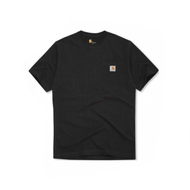 เสื้อยืดคอกลมแขนสั้น Carhartt K87 Regular Pure Color สำหรับผู้ชายในช่วงฤดูร้อน เสื้อยืดคอกลมแขนสั้นท
