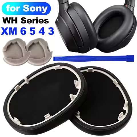 Earpads Ear Cushions for Sony WH-1000XM6 WH-1000XM5 WH-1000XM4 WH-1000XM3 Headphones Ear Pads Memory