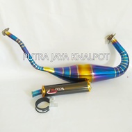Kawasaki KR150 ninja 150 R /RR NSR ai-tech full stainless exhaust Blue Cobra type