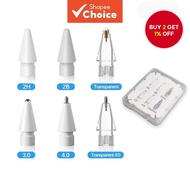Soft Nib Pencil Tips 6PCS 2H 2B 3.0 4.0 Fine Replacement for Apple iPad Pencil 1st Gen 2nd Gen USB-C