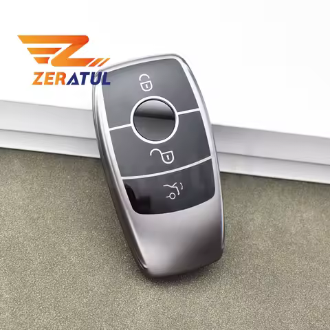 3 Button Shell Fob TPU Remote Car Key Case Cover For Mercedes Benz AMG MAYBACH 2016 C-Class E-Class 