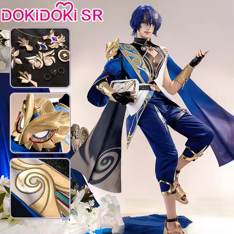 IN STOCK Dr. Ratio Cosplay Costume Game Honkai: Star Rail【S-3XL】DokiDoki-SR HSR Halloween Men Costum